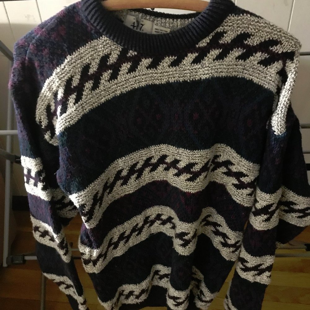 Cotton Sweater Pull OVer Size L